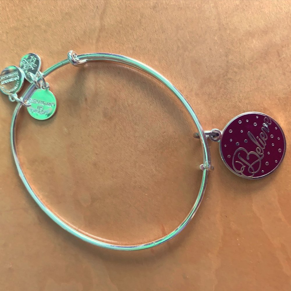 Red Believe Christmas Alex and Ani Bracelet